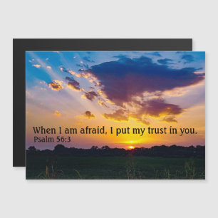 Convite Salm 56:3 Encorajamento Bíblico