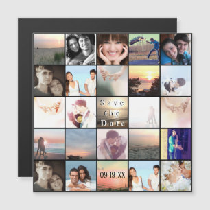 Convite Salvar a Colagem de Fotos de Data