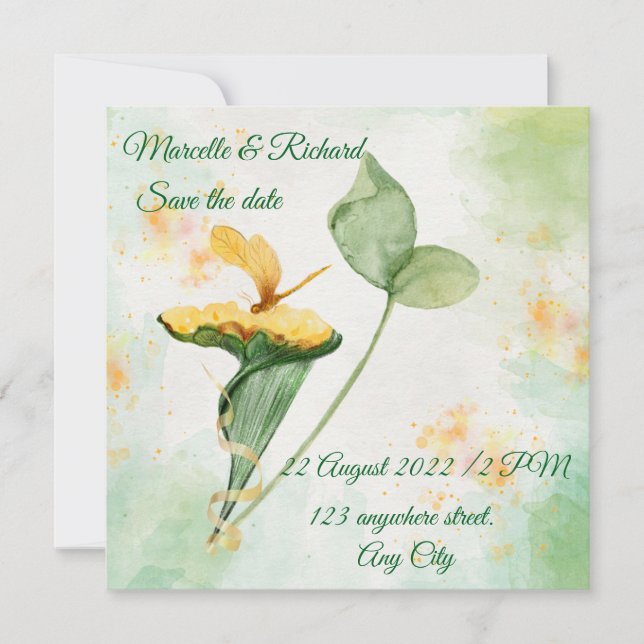 Convite salvar a data (Frente)