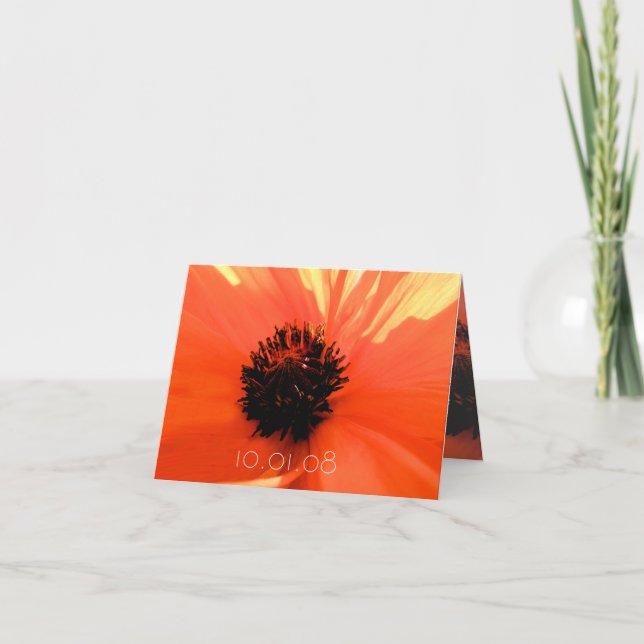 Convite Salvar a data - Poppy (Frente)