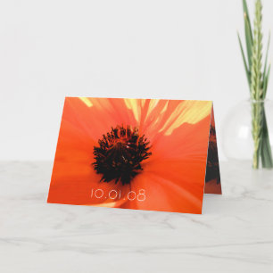 Convite Salvar a data - Poppy