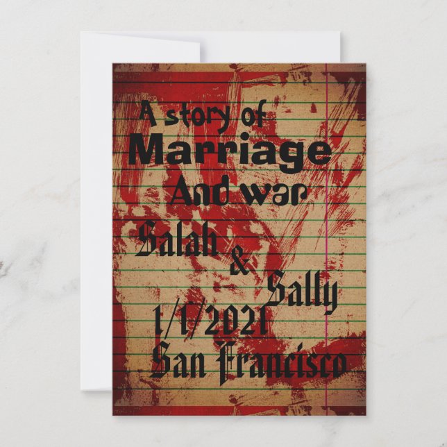 Convite Sangrento (Frente)