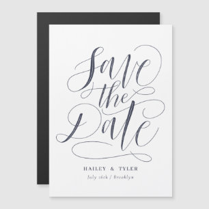 Convite Script Whimsical Salvar A Data