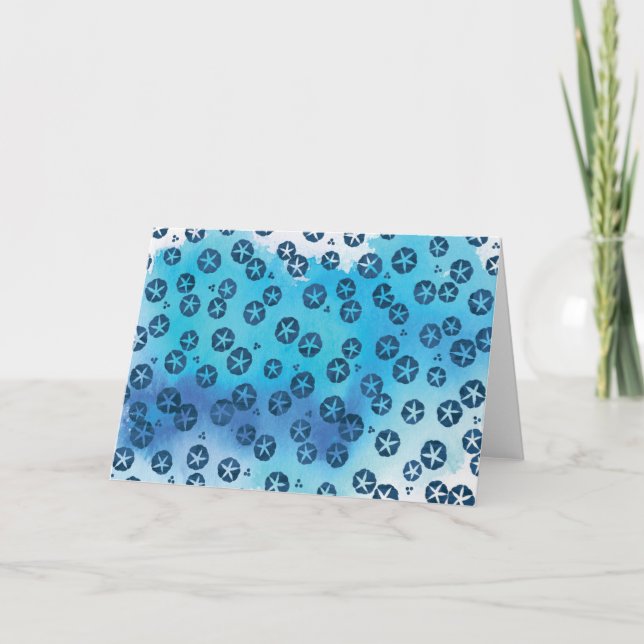 Convite Seascape sereno (Frente)