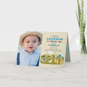 Convite Segundo aniversário de Fotografias de Fazendas de 