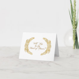 Convite Seja a minha Madrinha de casamento com gravura de