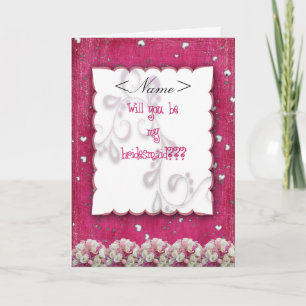 Convite seja minha dama de honra