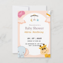 convite selvagem para os pequenos