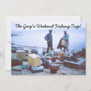 Convite semanal para viagem de pesca