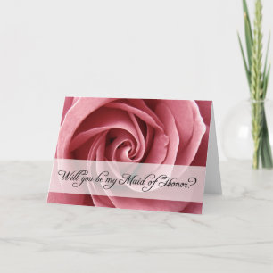 Convite será minha madrinha de casamento? : ROSA