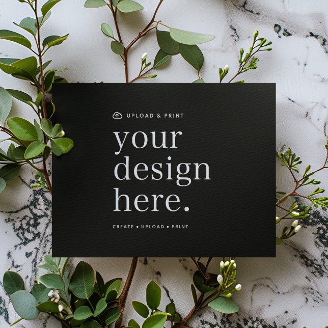 Convite Seu Design Enviado 13 cm x 18 cm (Versatile invitations for business, events, weddings, special occasions & more!)