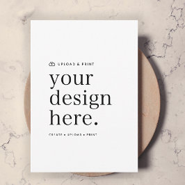 Convite Seu Design Upload 5" x 7"