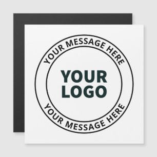Convite Seu logotipo enviado + texto circular editável