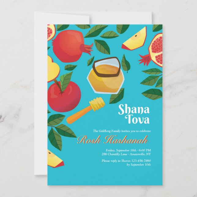 Convite Shana Tova (Frente)