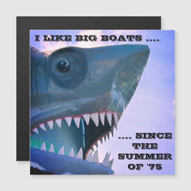 CONVITE SHARK CRUISE DOOR MAGNET (Frente/Verso)