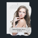 Convite Silver Confetti Bat Mitzvah<br><div class="desc">Um novo, novo e minimalista design de confete prateado em cascata sobre sua foto favorita. A Estrela de David pode ser arrastada para qualquer local, maior ou menor ( -) ou eliminada. Fazer que seja um convite versátil. () A placa é fácil de personalizar com o seu texto, fonte, cor...</div>
