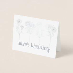 Convite Silver Weding