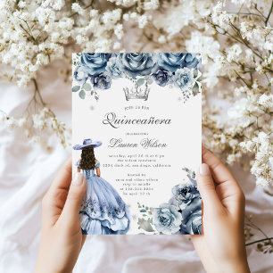 Convite Silver Western Wonderland Quinceanera