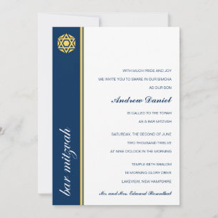 Convite Simcha Bar Mitzvah