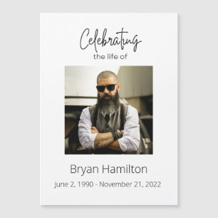 Convite Simples celebração Funeral da Vida