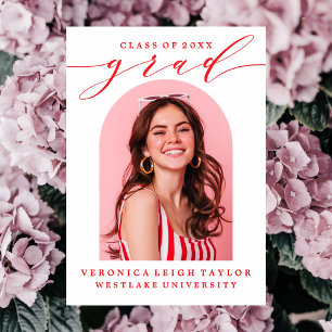 CONVITE SIMPLES DE FORMANDO DE CALLIGRAPHY ARCH MI