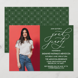 CONVITE SIMPLES DE GRADUAÇÃO DE CALLIGRÁFICO WHIMS