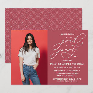 CONVITE SIMPLES DE GRADUAÇÃO DE CALLIGRÁFICO WHIMS