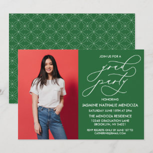 CONVITE SIMPLES DE GRADUAÇÃO DE CALLIGRÁFICO WHIMS