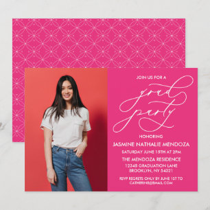 CONVITE SIMPLES DE GRADUAÇÃO DE CALLIGRÁFICO WHIMS