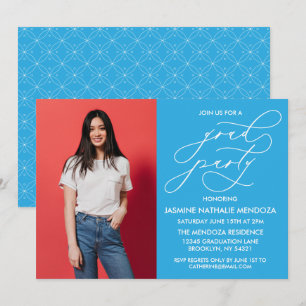 CONVITE SIMPLES DE GRADUAÇÃO DE CALLIGRÁFICO WHIMS