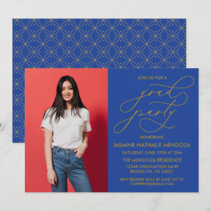 CONVITE SIMPLES DE GRADUAÇÃO DE CALLIGRÁFICO WHIMS