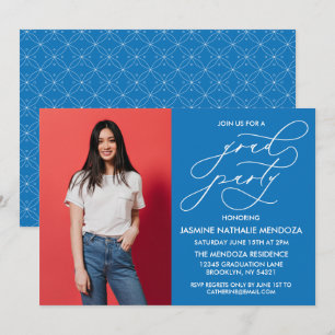 CONVITE SIMPLES DE GRADUAÇÃO DE CALLIGRÁFICO WHIMS