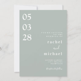 Convite simples e elegante