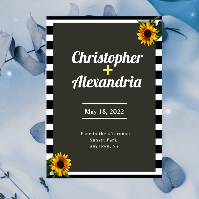 Convite Simples e Elegante para Casamento de Giras (Criador carregado)