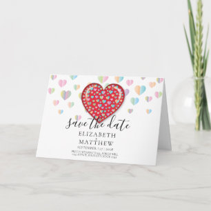 Convite Simples Elegante Salve o Design de Data