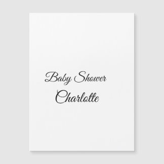 Convite SIMPLES MINIMAL.CUTE ADICIONE O NOME DO BEBÊ baby 