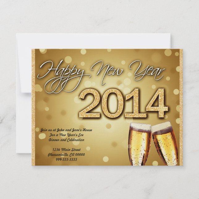 Convite Simples para 2014 (Frente)