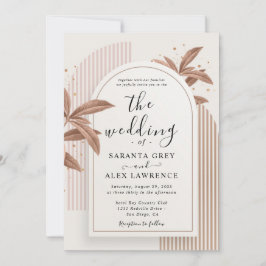 Convite simples para casamentos de flores