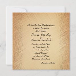 Convite simples, porém elegante, para casamento ru