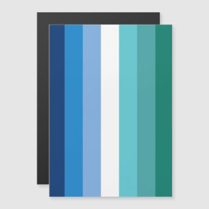 Convite Sinalizador do Orgulho Masculino Gay (Azure)