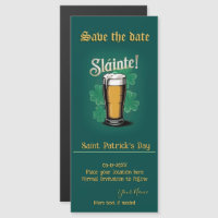Slàinte! Pint de Cerveja no Dia de São Patrício em