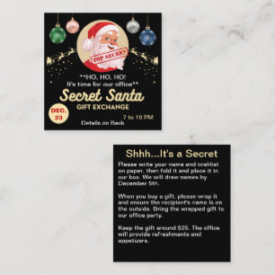 Convite SM para Papais noeis Secretos Presente Exc