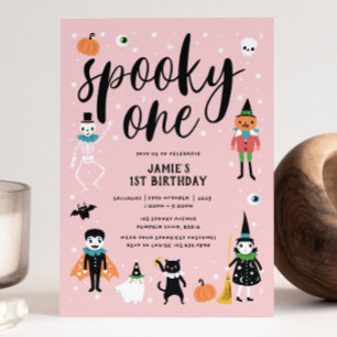 Convite Spooky One Halloween