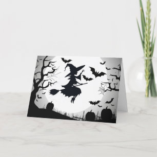 Convite "Spooky Weir Night Sky" Convidado do Festa de Hall