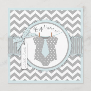 Convite SQ-BLGY do impressão de Chevron e do