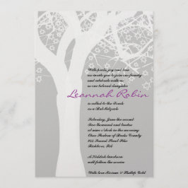Convite STAR TREE Bar Bat Mitzvah