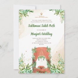 Convite Sukhmani Path e convite Digital Akhand Pat