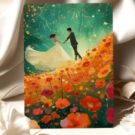 Convite Sunset Meadow Dance Weditation