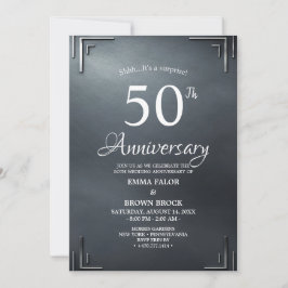 Convite Surpresa de Aniversário de 50 Anos de Casa