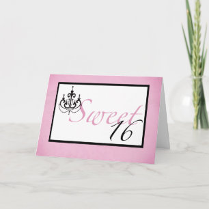 Convite Sweet 16 Birthday Card